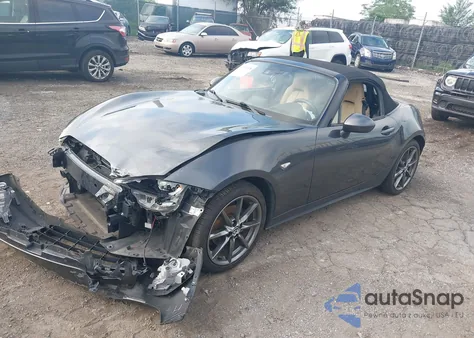 2016 Mazda Mx-5 Miata Grand Touring из США, поврежденный, VIN JM1NDAD73G0110767